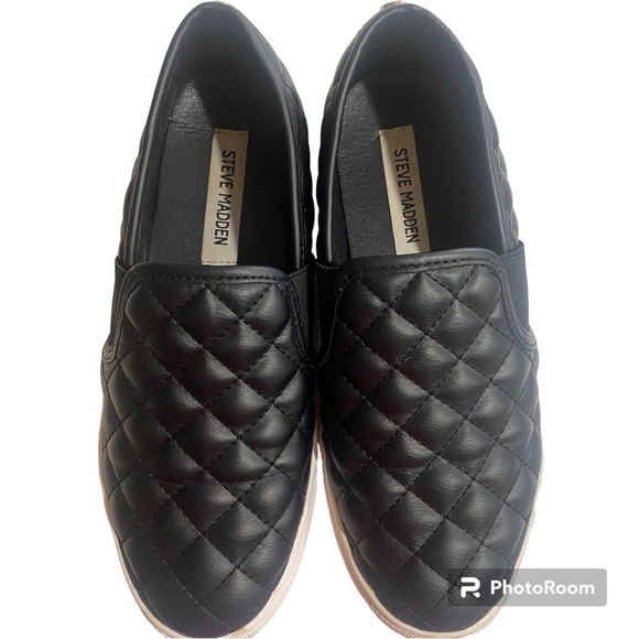 Steve Madden Endell Slip On Sneaker Black, Size 7 1/2 - Picture 2 of 5